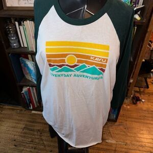 Kavu 50/50 XL Everyday Adventure trendy gorpcore raglan shirt